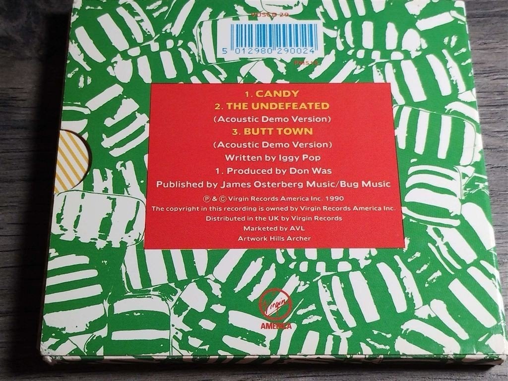 Iggy Pop ‎– Candy [Cd Single Box], Ophalen of Verzenden, Zo goed als nieuw, Pop