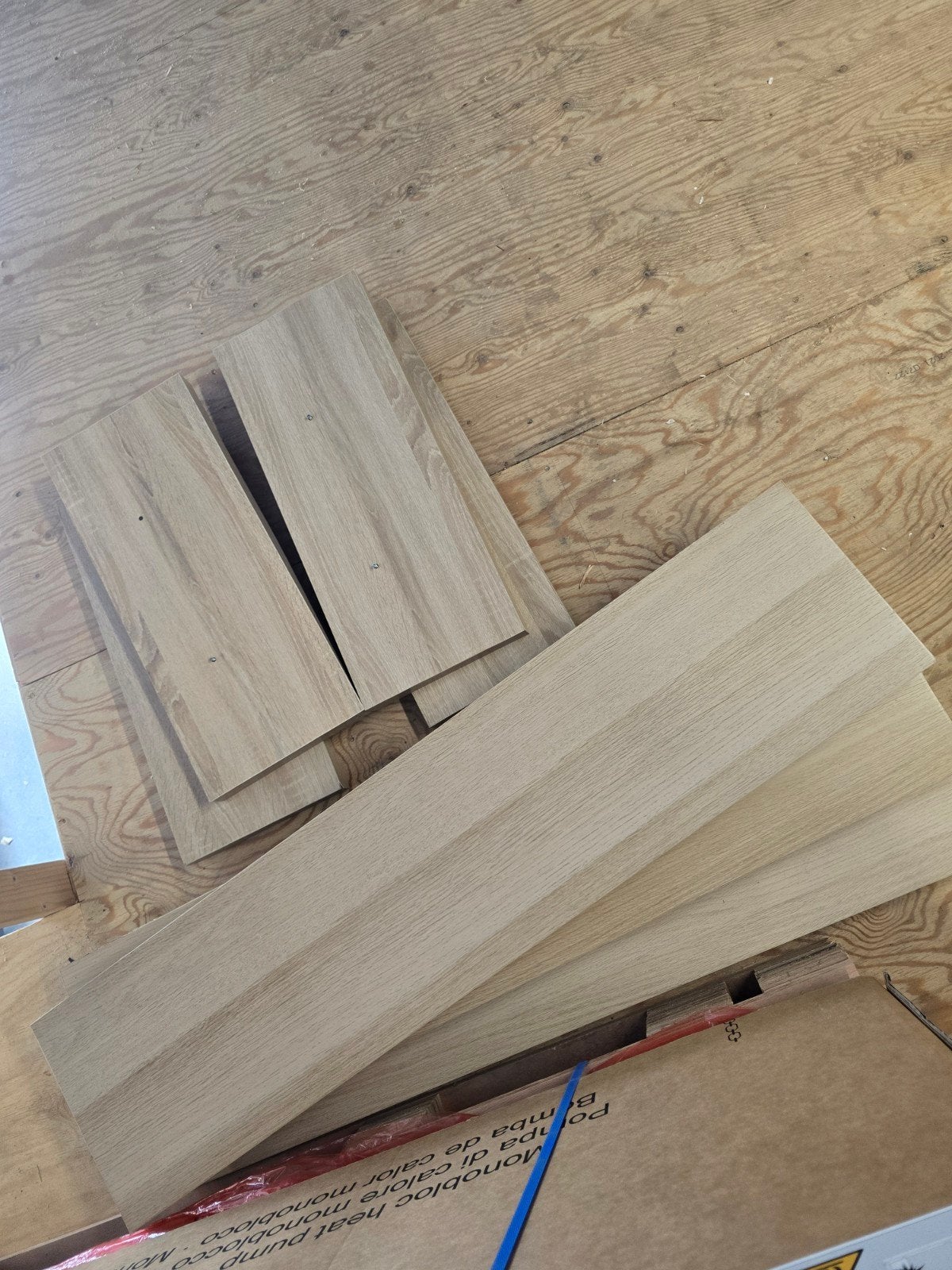 7 ikea wandplanken, Ophalen, Gebruikt