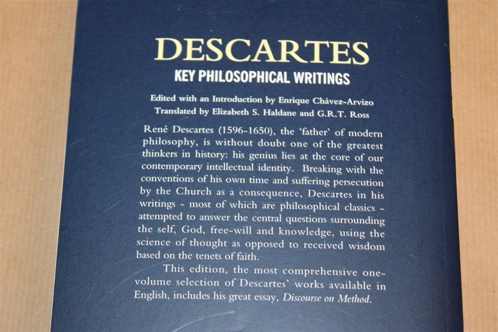 Descartes, Key Philosophical Writings — Wordsworth 1997, Ophalen of Verzenden, Zo goed als nieuw