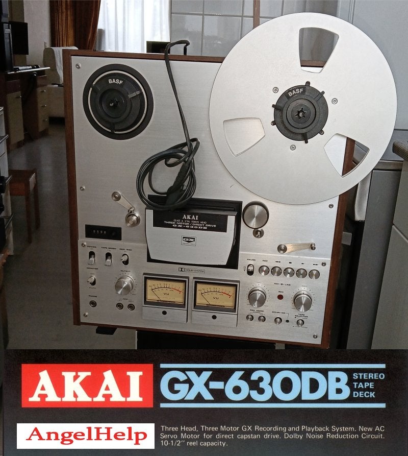 SUPER SPELENDE AKAI GX-630DB TAPE-DECK, Ophalen, Bandrecorder
