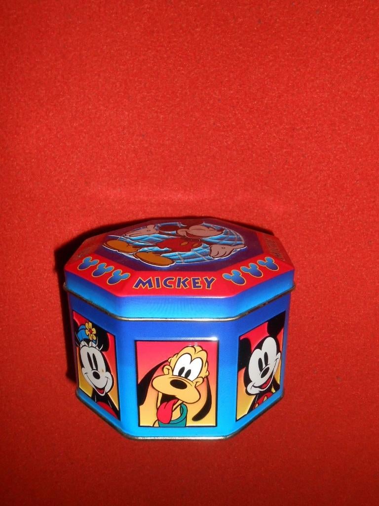 Disney. 8-kantig blikje ‘Mickey’, Ophalen of Verzenden, Mickey Mouse, Zo goed als nieuw, Overige typen