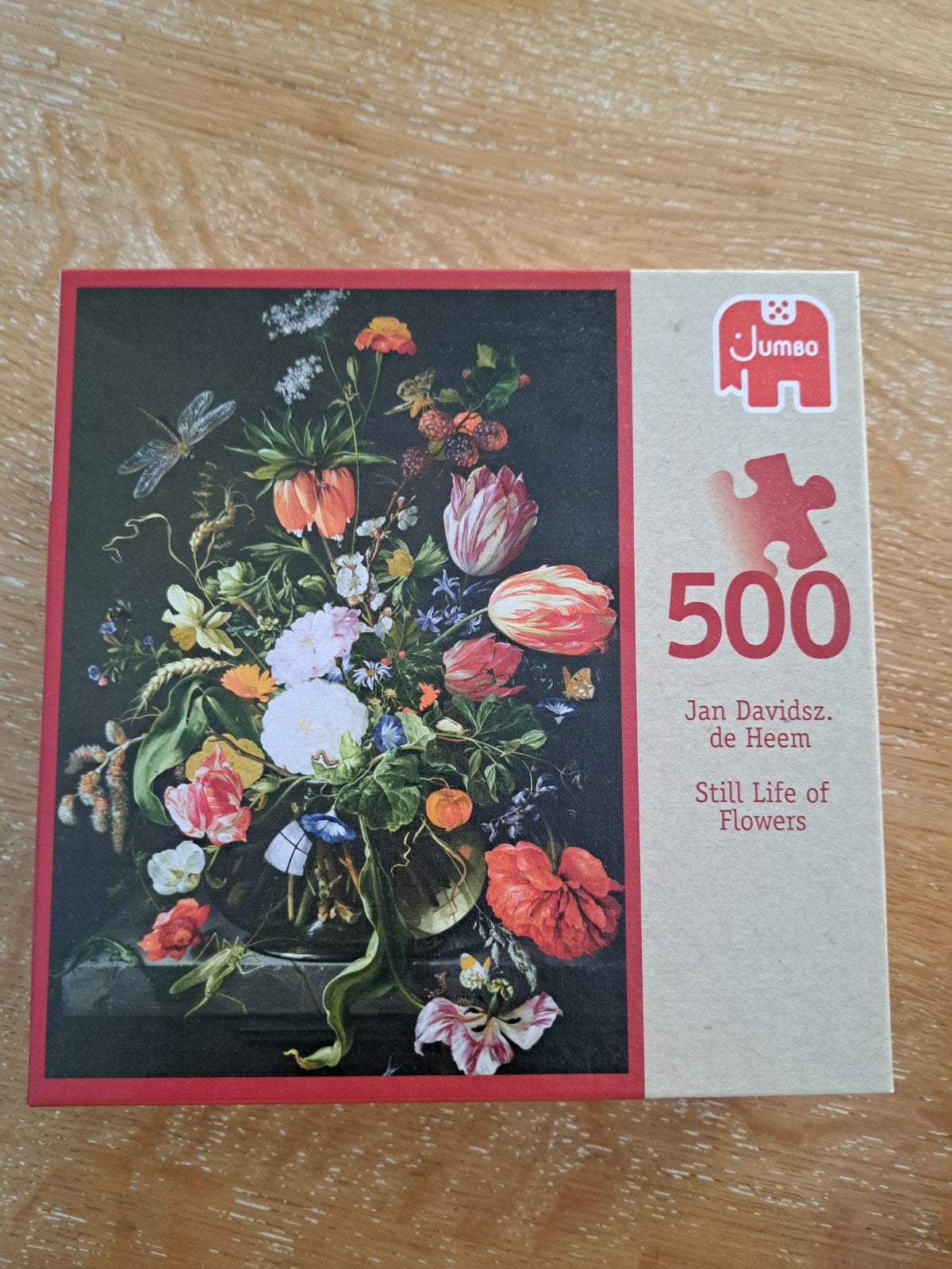 Jumbo Legpuzzel 500 stukjes - Jan Davidsz. de Heem, Ophalen of Verzenden, 500 t/m 1500 stukjes, Zo goed als nieuw, Legpuzzel
