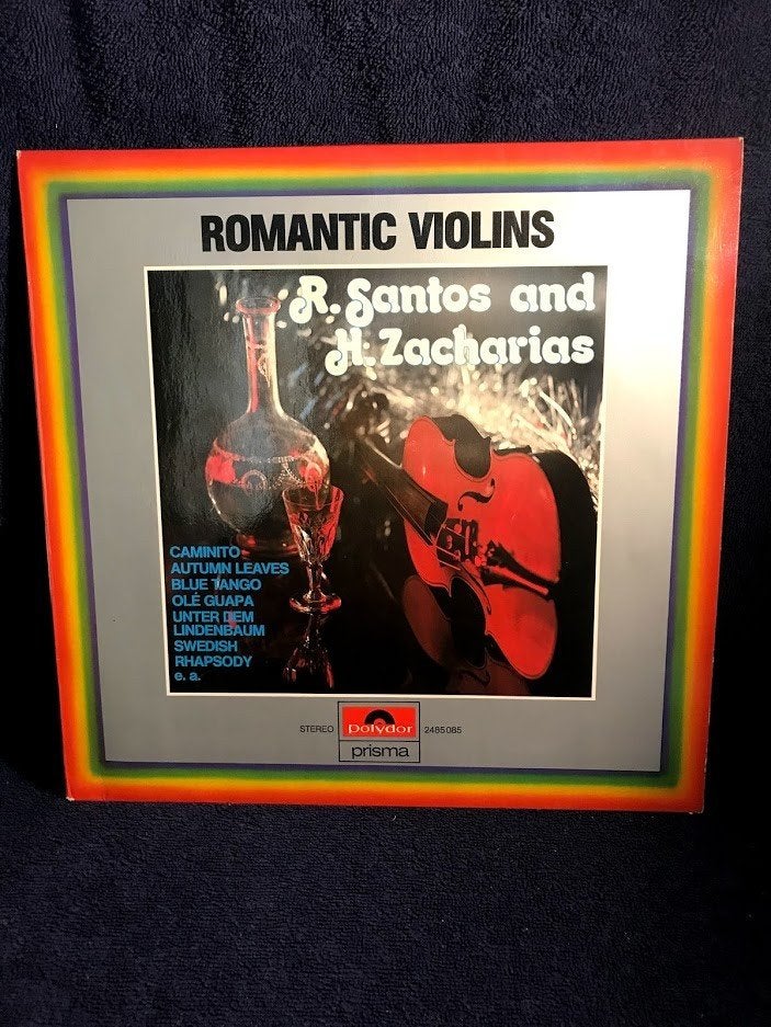 LP : Romantic Violins – R. Santos and H. Zacharias., Ophalen of Verzenden, Gebruikt, 12 inch, LP