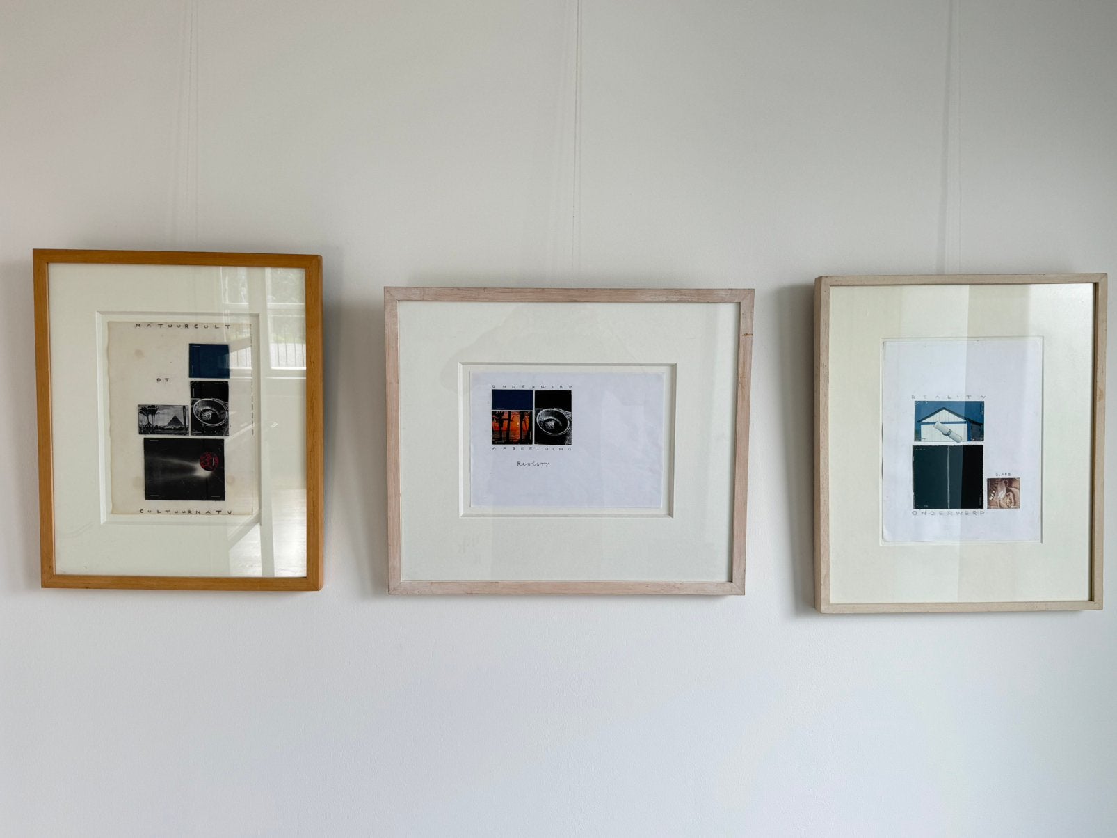 Reinier Lucassen - serie van 3 collages, Antiek en Kunst, Ophalen of Verzenden