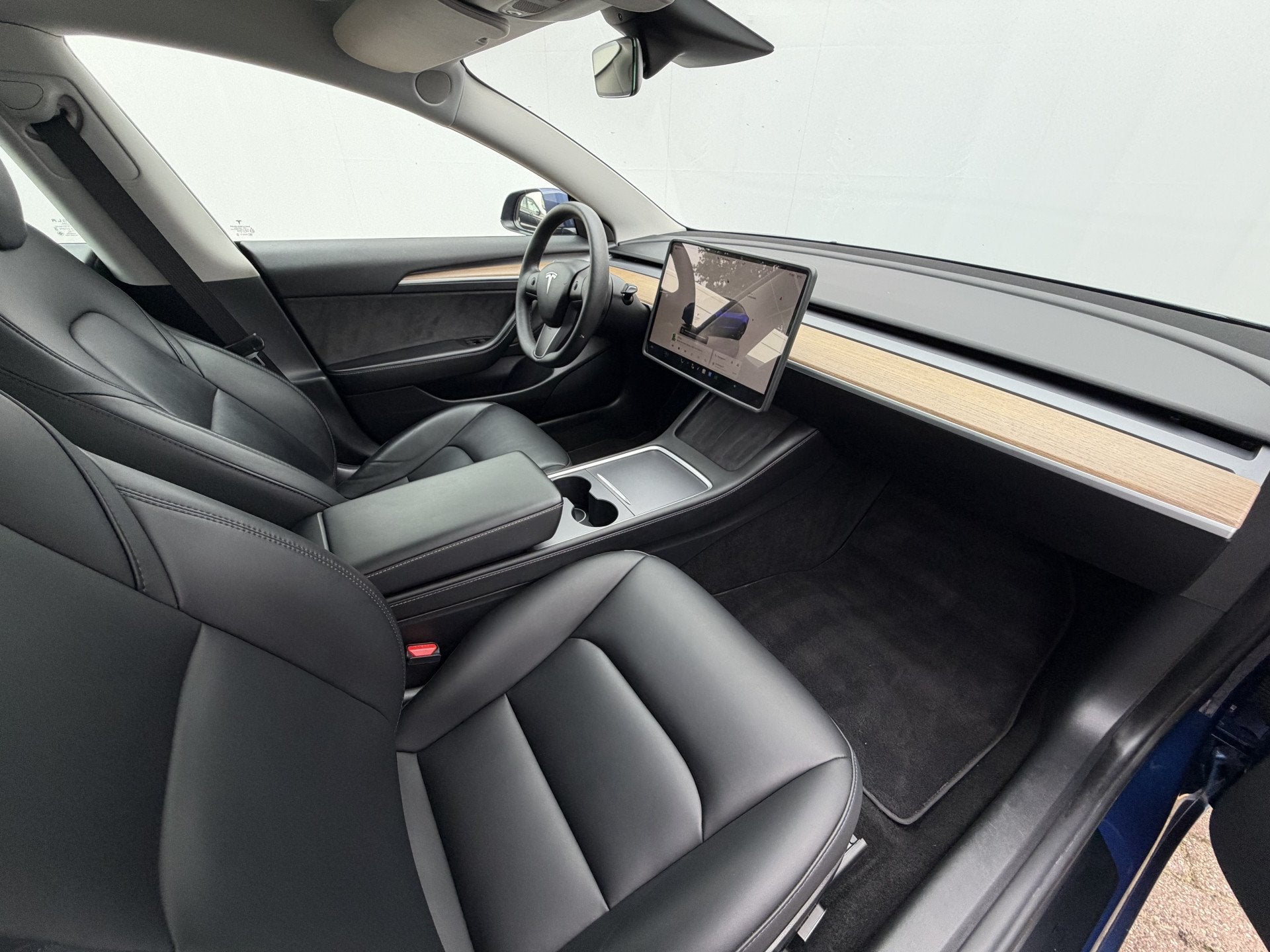 Tesla Model 3 Standard RWD Plus 60 kWh Autopilot Leer Camera, Auto's, Automaat, Achterwielaandrijving, Gebruikt, 491 km