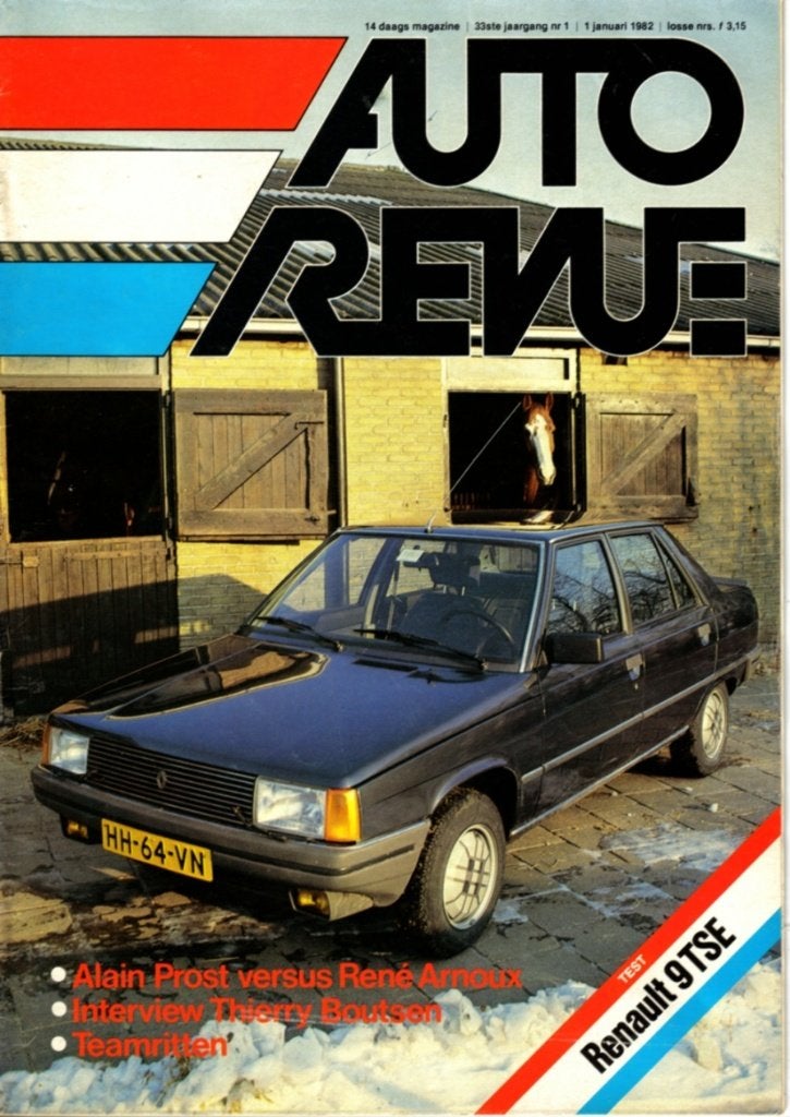 Autorevue test Renault 9 TSE Januari 1982, Boeken, Auto's | Folders en Tijdschriften, Ophalen of Verzenden, Gelezen, Renault