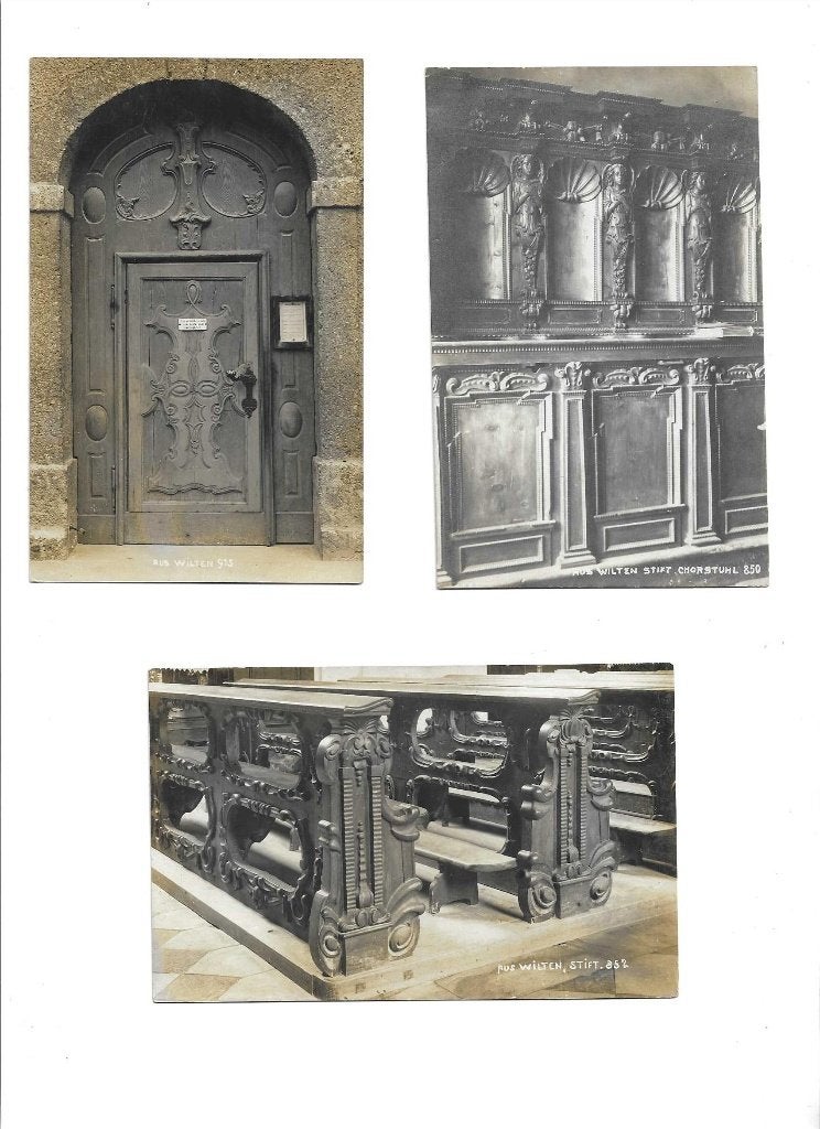 wilten  oostenrijk  3x  antiek  goudstikker  stift  2x1914, Verzenden, Voor 1920, Ongelopen, Oostenrijk