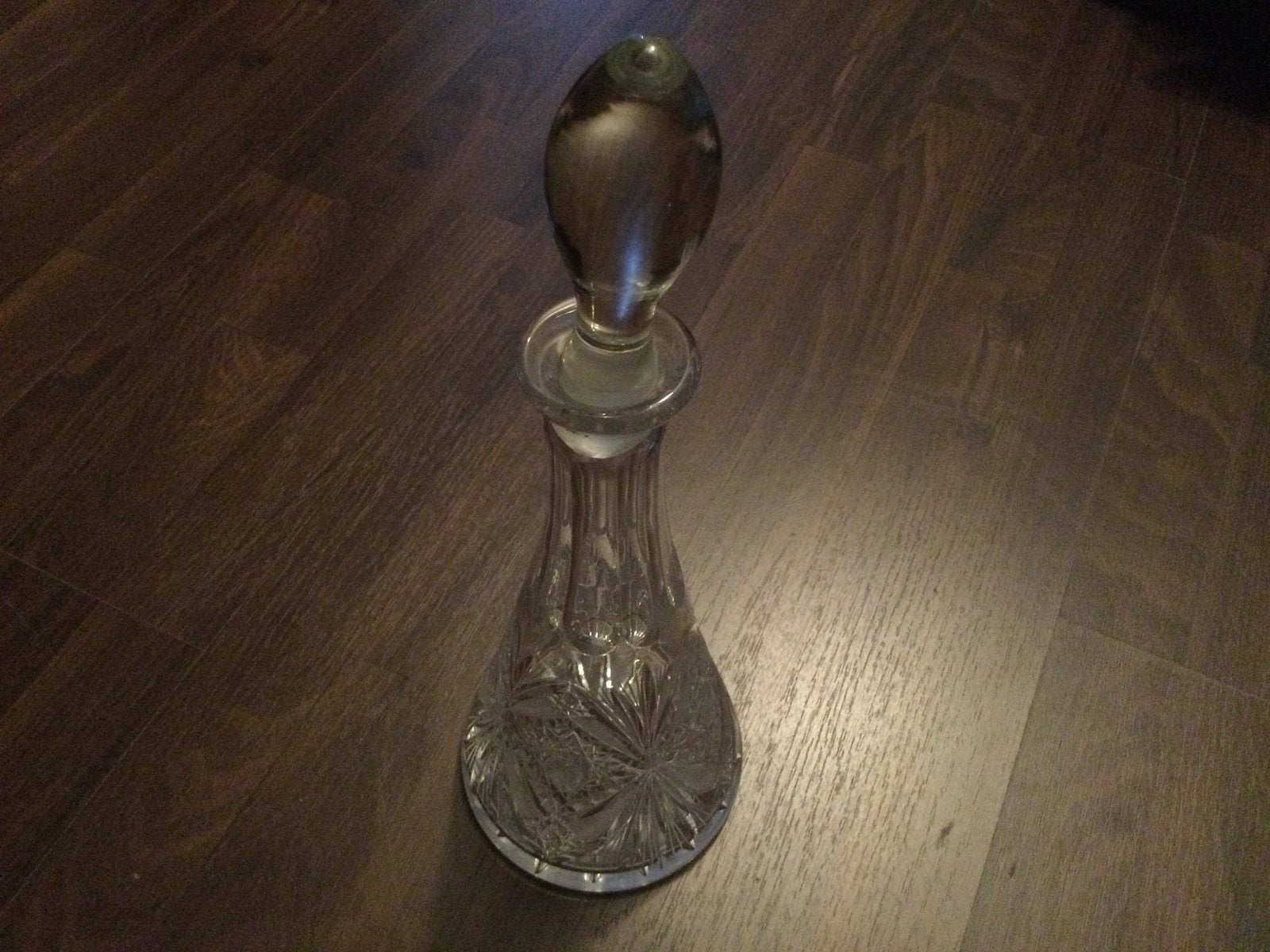 Glazen hoge karaf, Ophalen, Zo goed als nieuw, Glas, Minder dan 5 flessen