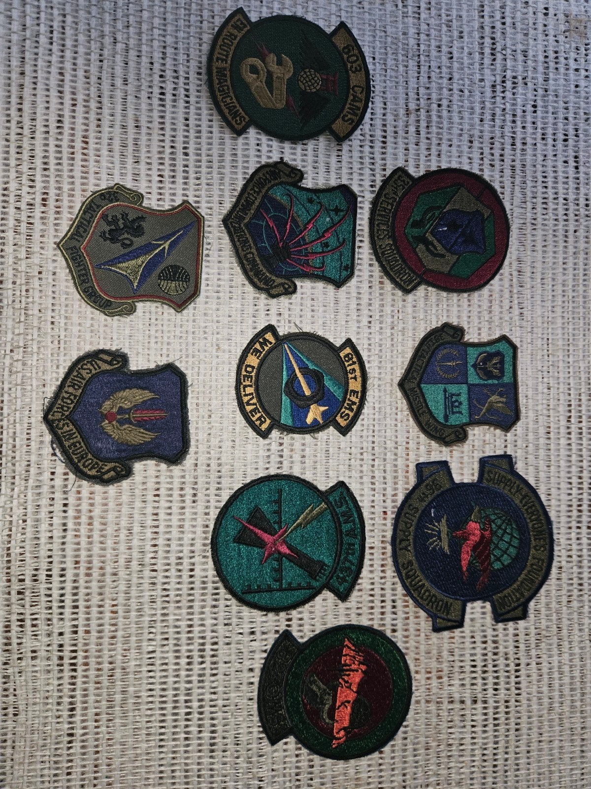 Verzameling militaire patches - Diverse eenheden, Ophalen of Verzenden, Luchtmacht, Nederland, Overige typen