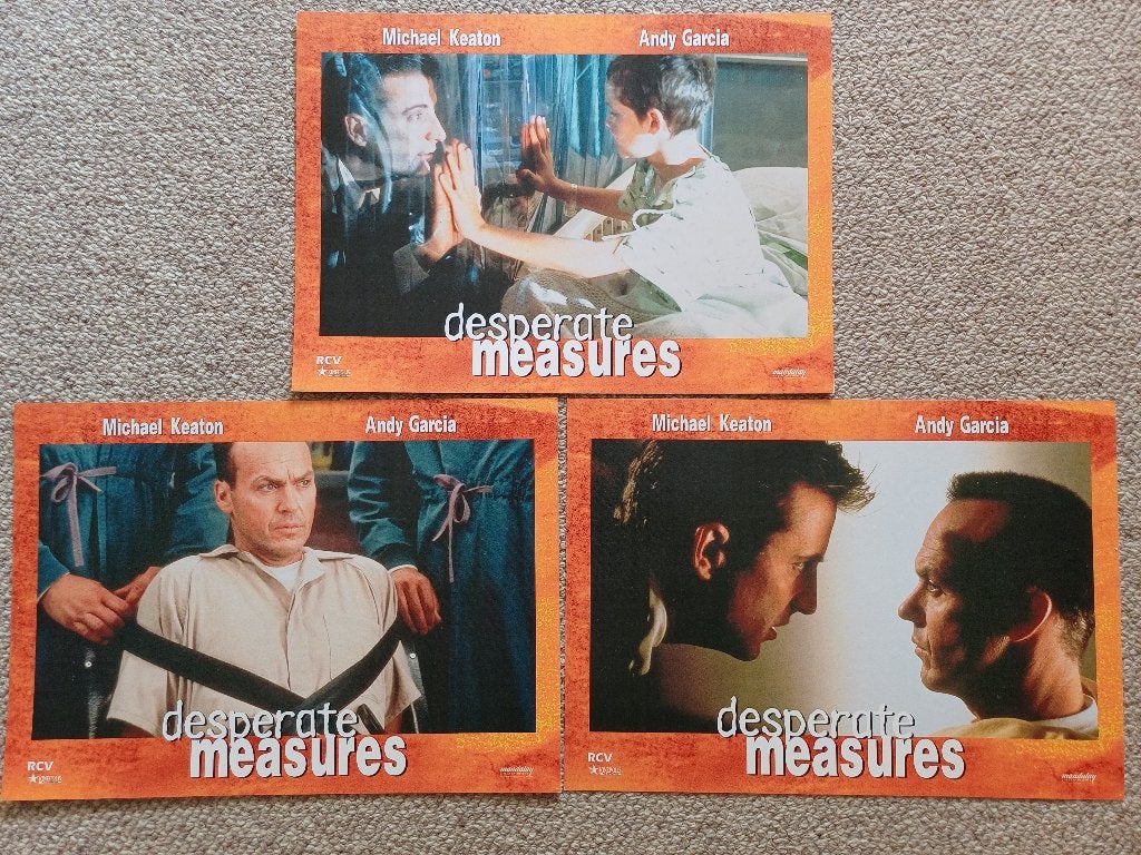 DESPERATE   MEASURES     lobbycard set., Verzenden, Nieuw, A1 t/m A3, Film en Tv