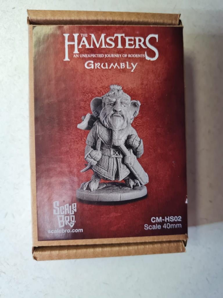 scalebro resin figuur 40mm "grumbly", Ophalen of Verzenden, Nieuw, 1:35 tot 1:50, Figuur of Figuren