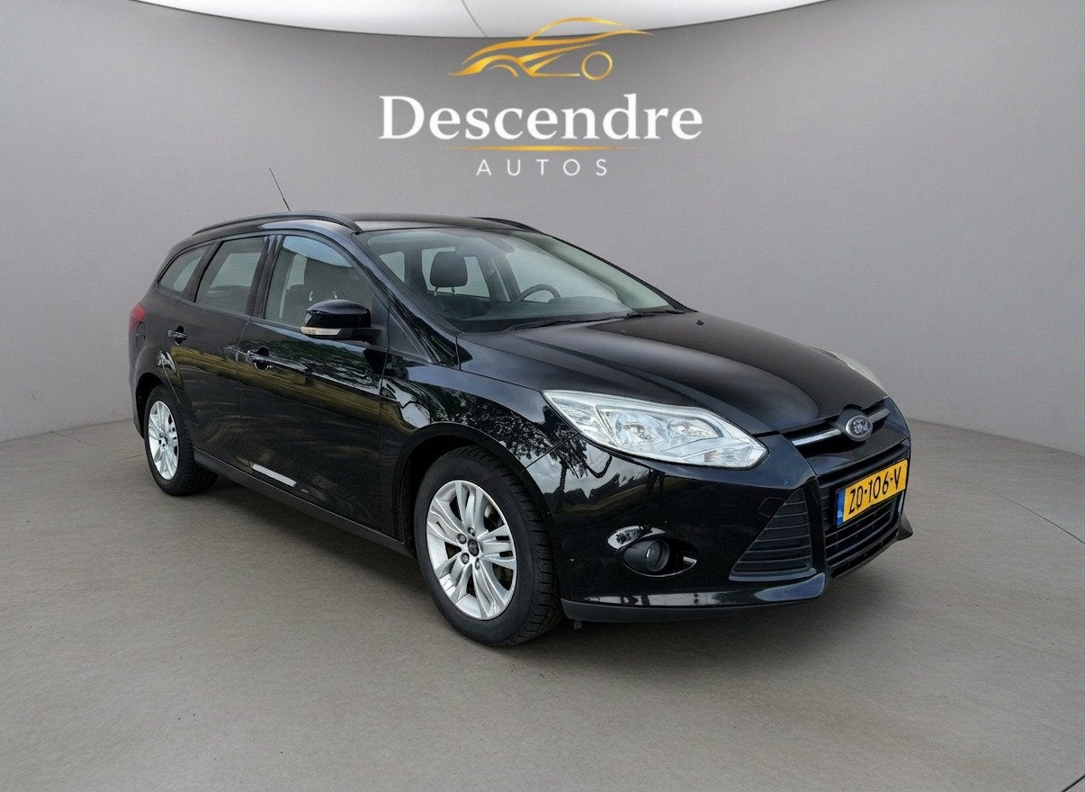 Ford FOCUS Wagon 1.0 EcoBoost Trend airco (bj 2013), Euro 5, Gebruikt, Zwart, Handgeschakeld