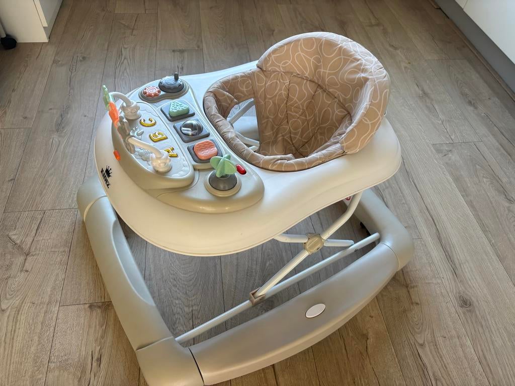 Kidiz Baby Loopstoel - Beige, Ophalen of Verzenden, Gebruikt