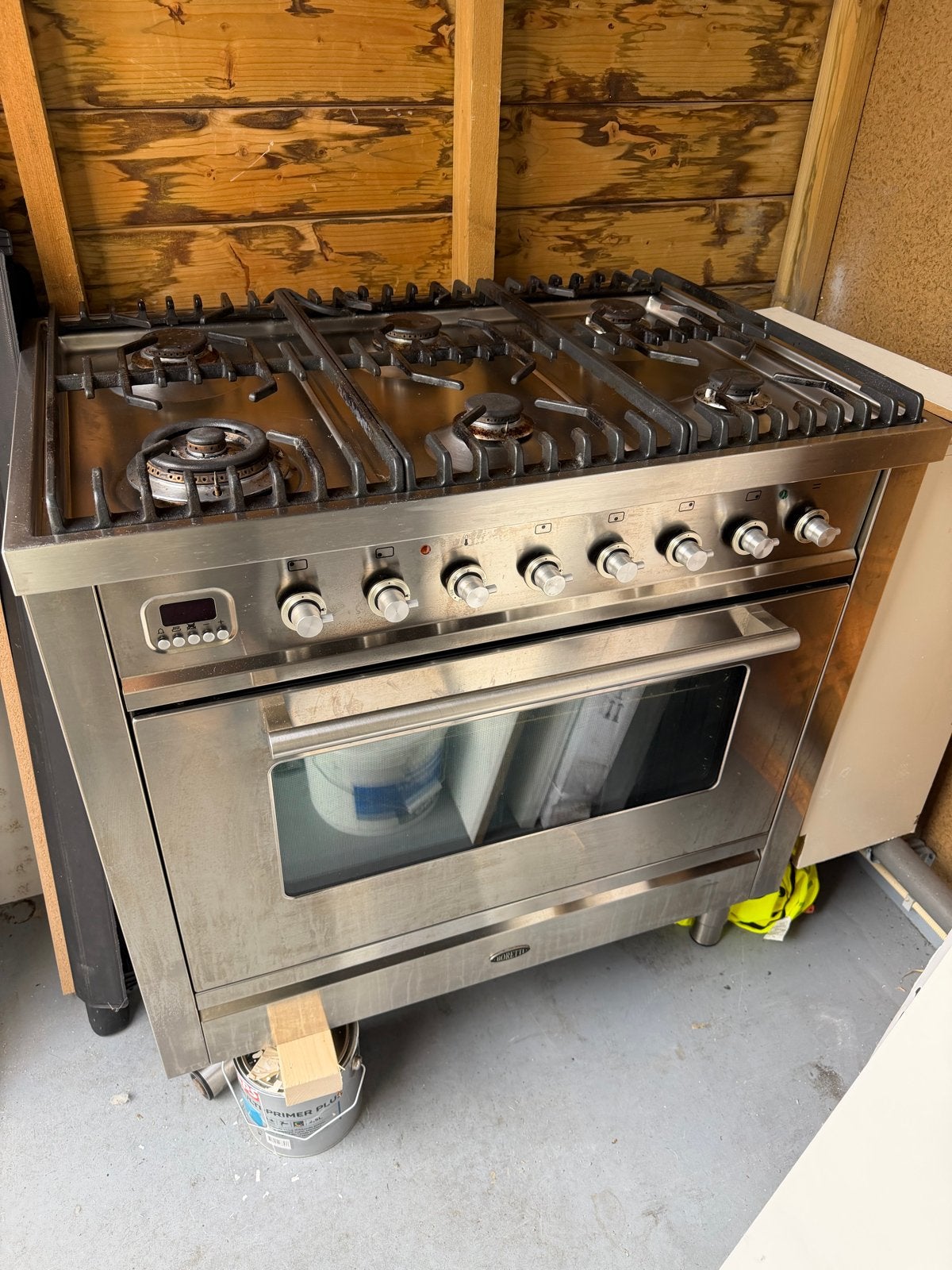 Boretti Fornuis met Oven - Lamp defect, verder perfect, Ophalen, Gebruikt, 60 cm of meer, Grill