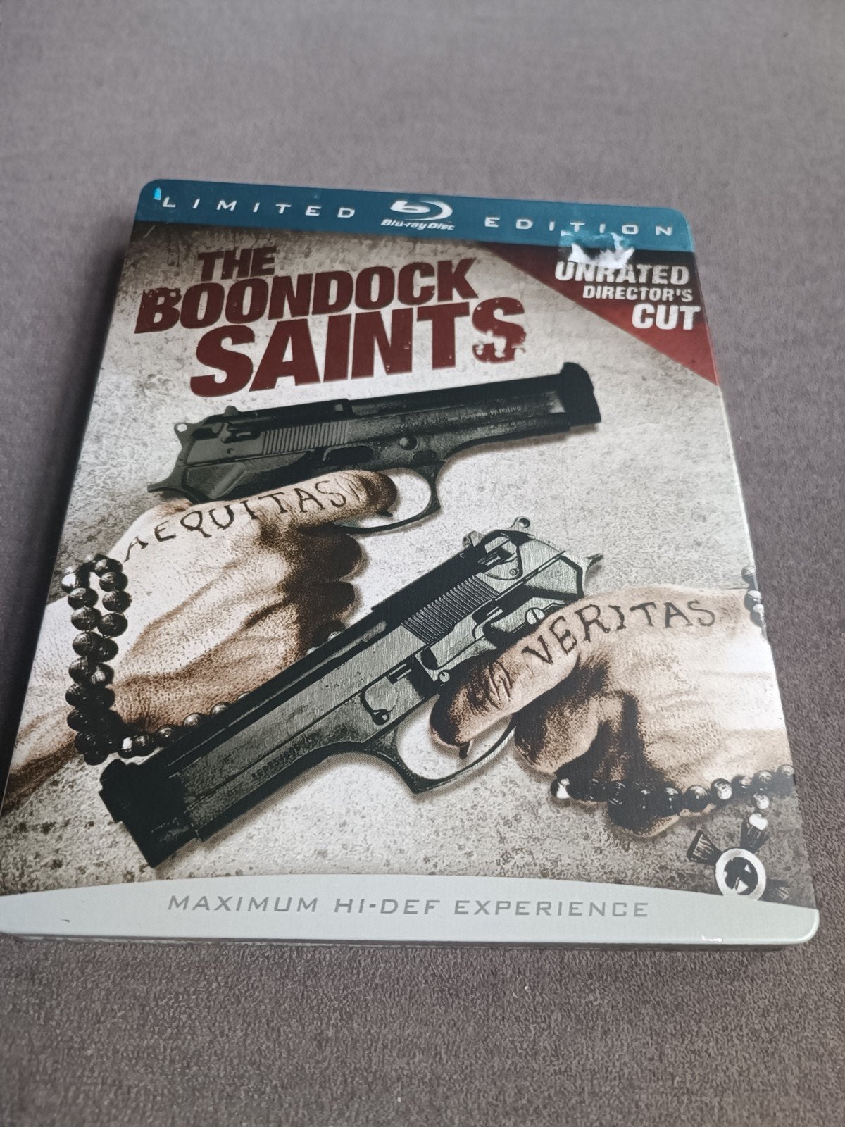 The boondock saints steelbook - bluray, Cd's en Dvd's, Blu-ray, Ophalen of Verzenden, Zo goed als nieuw, Actie