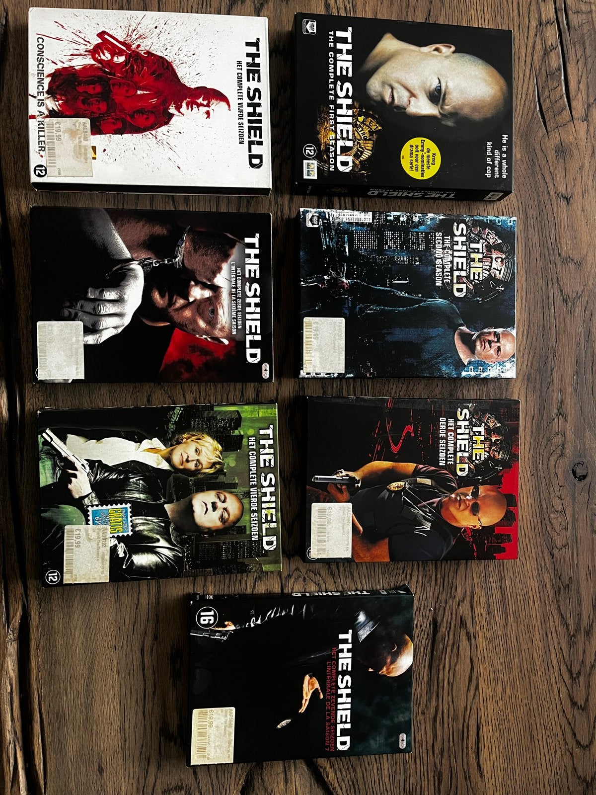 The Shield Complete Serie DVD Boxset (Seizoen 1-7), Engels, Vanaf 16 jaar, Misdaad, Nederlands
