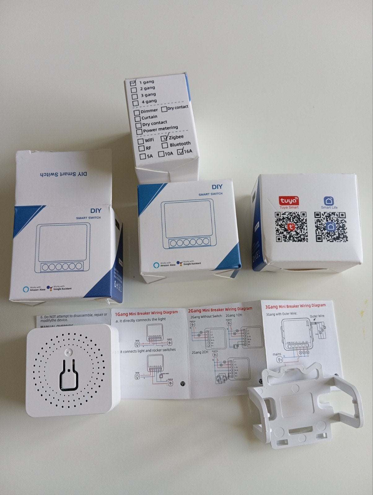 DIY Smart Switch - 1 Gang Zigbee 16A, Ophalen, Nieuw, Schakelaar