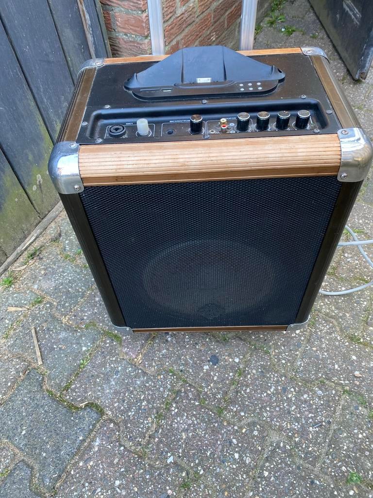 Alecto MPA-95 draagbare speaker met wielen, Ophalen, Gebruikt, Overige typen, Overige merken