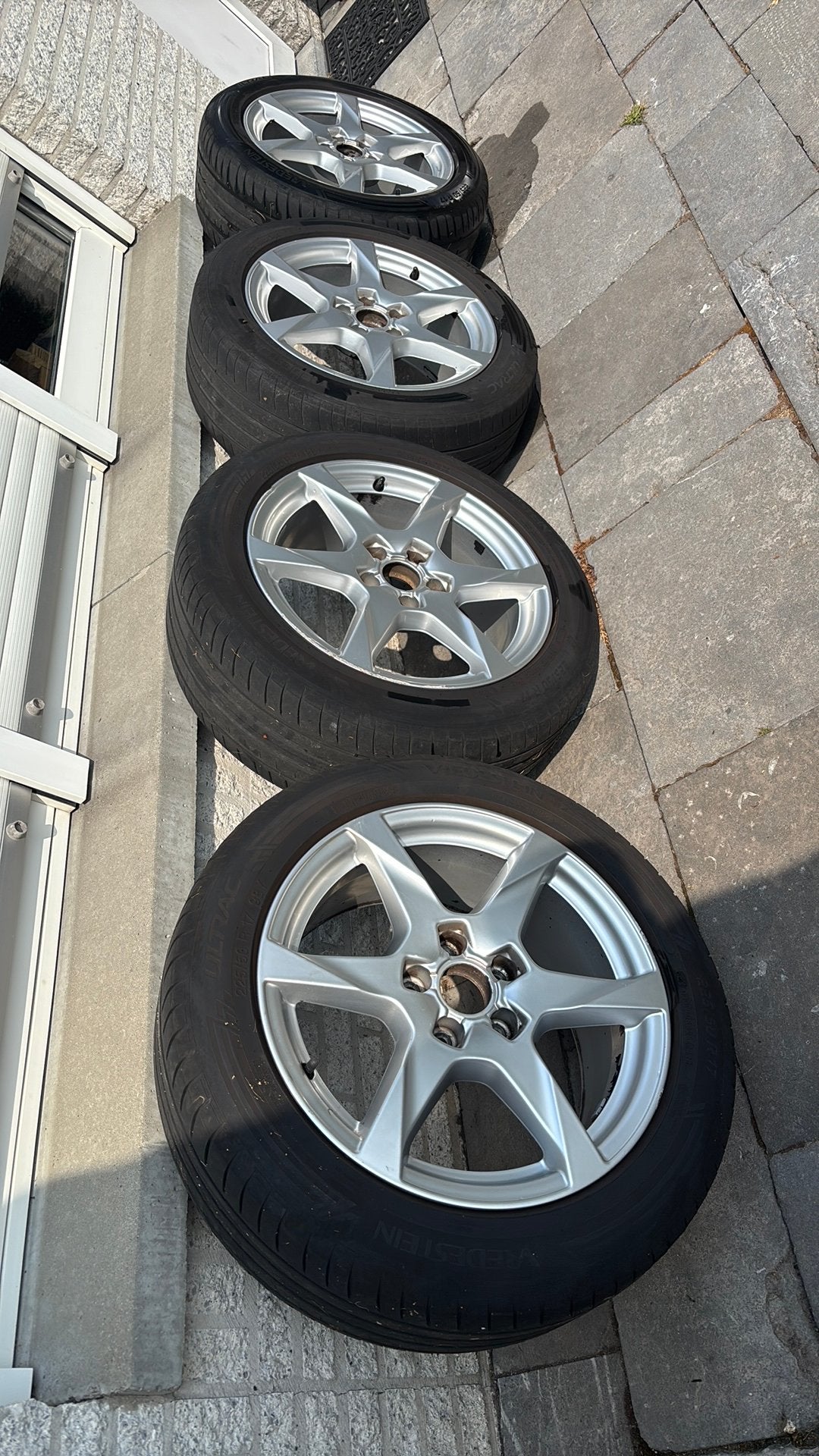 Velgen 17 inch 5x112 naaf 66,5 et 7,5, Auto-onderdelen, Banden en Velgen, Ophalen, Velg(en), 17 inch, Zomerbanden