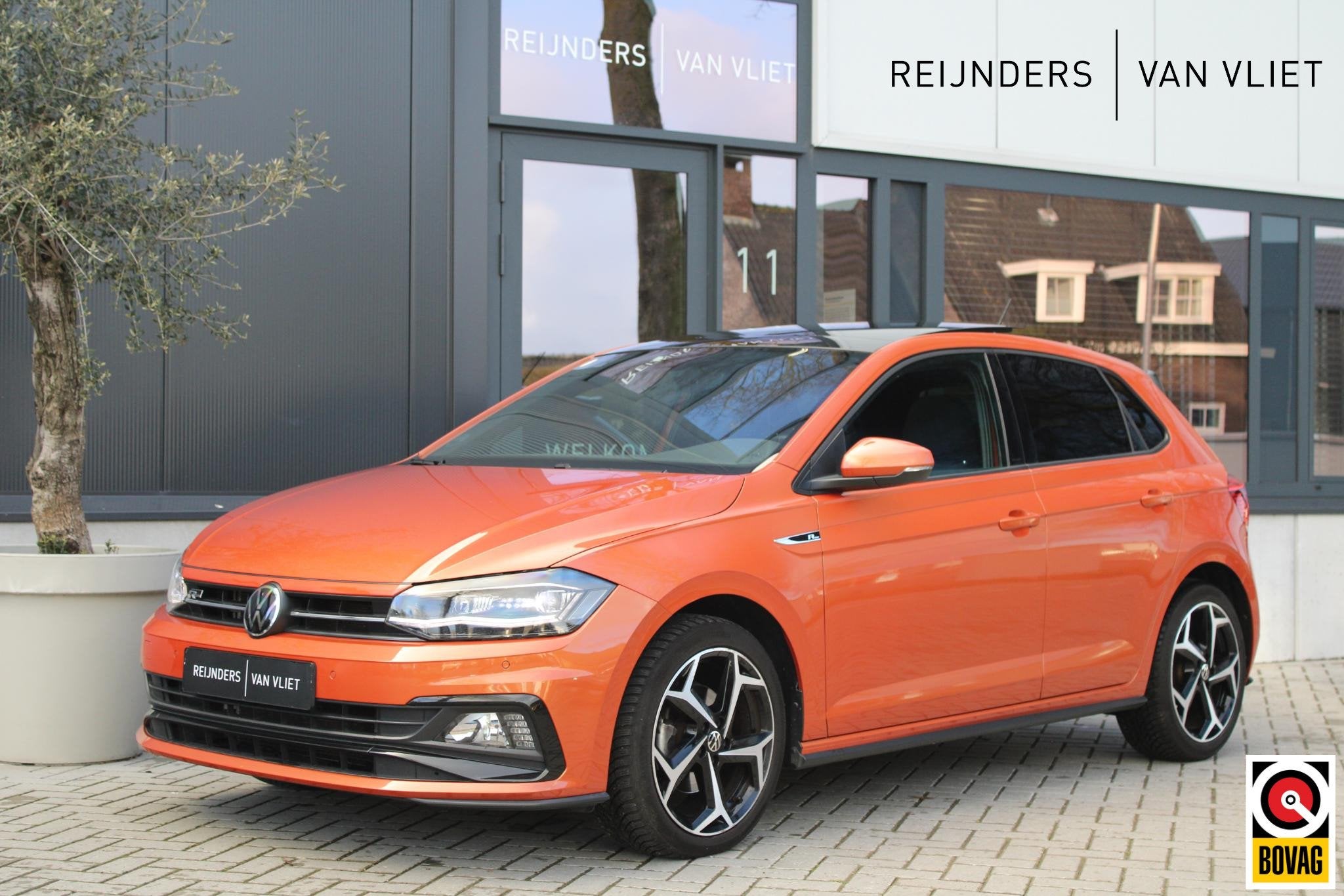 Volkswagen Polo 1.0 TSI Highline Business R | R-Line Int. &, Auto's, 12 maanden, Stof, Gebruikt, Overige kleuren