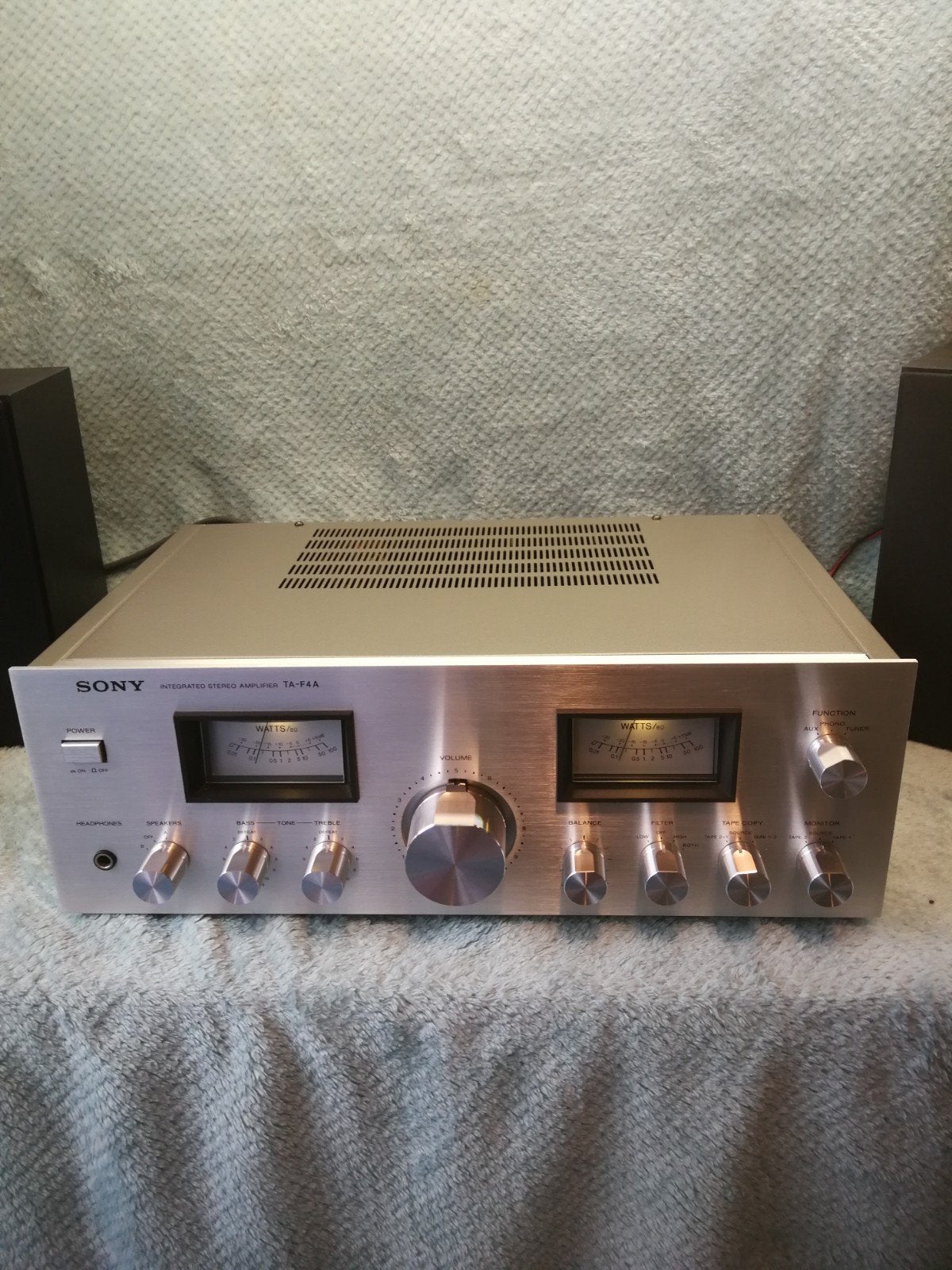 Vintage 70's Sony TA-F4A stereo versterker i.z.g.s., Ophalen, Gebruikt, Sony, Minder dan 60 watt