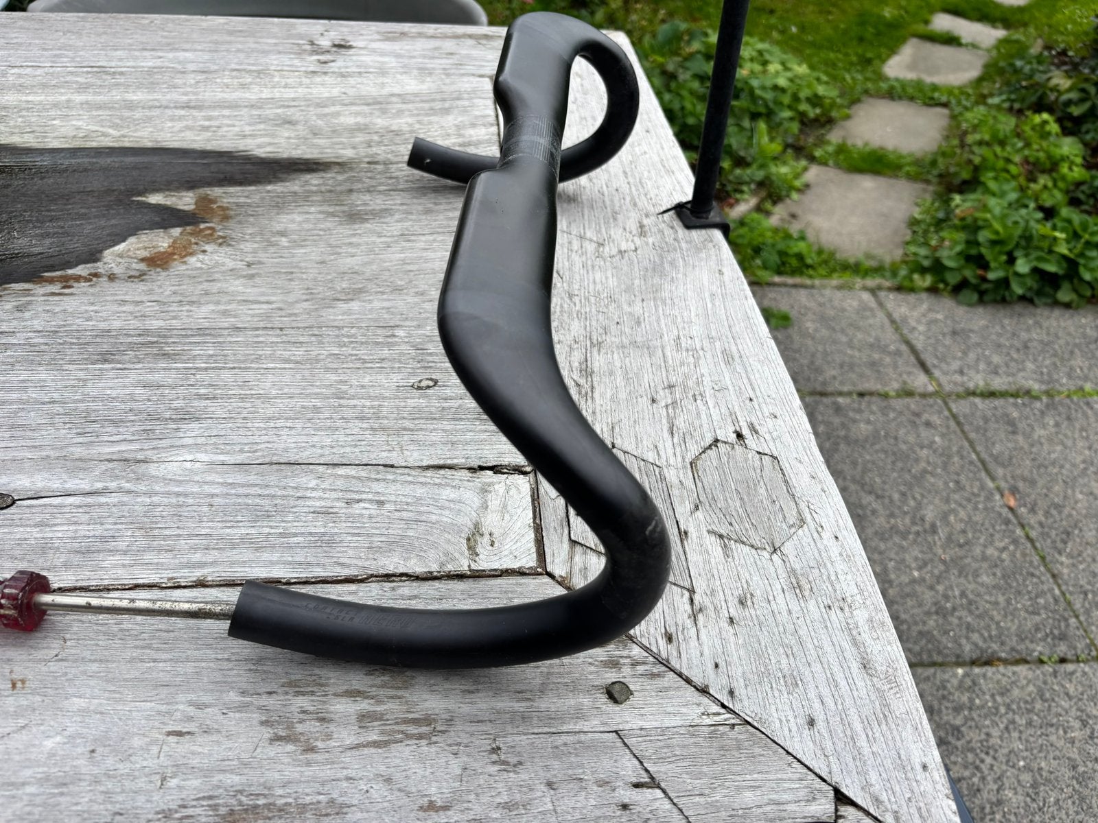 Giant contact carbon stuur racefiets, Fietsen en Brommers, Ophalen of Verzenden, Racefiets, Stuur, Carbon