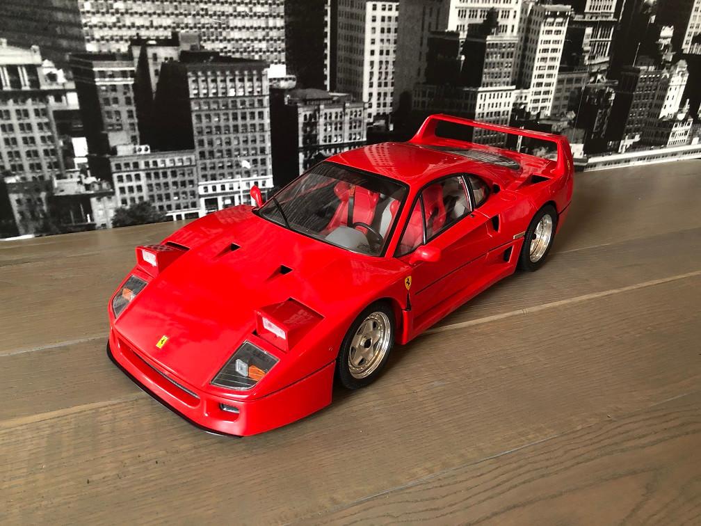 Pocher Ferrari F40 schaal 1-8 in zeer goede staat., Hobby en Vrije tijd, Modelauto's | 1:5 tot 1:12, Ophalen, Auto, Zo goed als nieuw