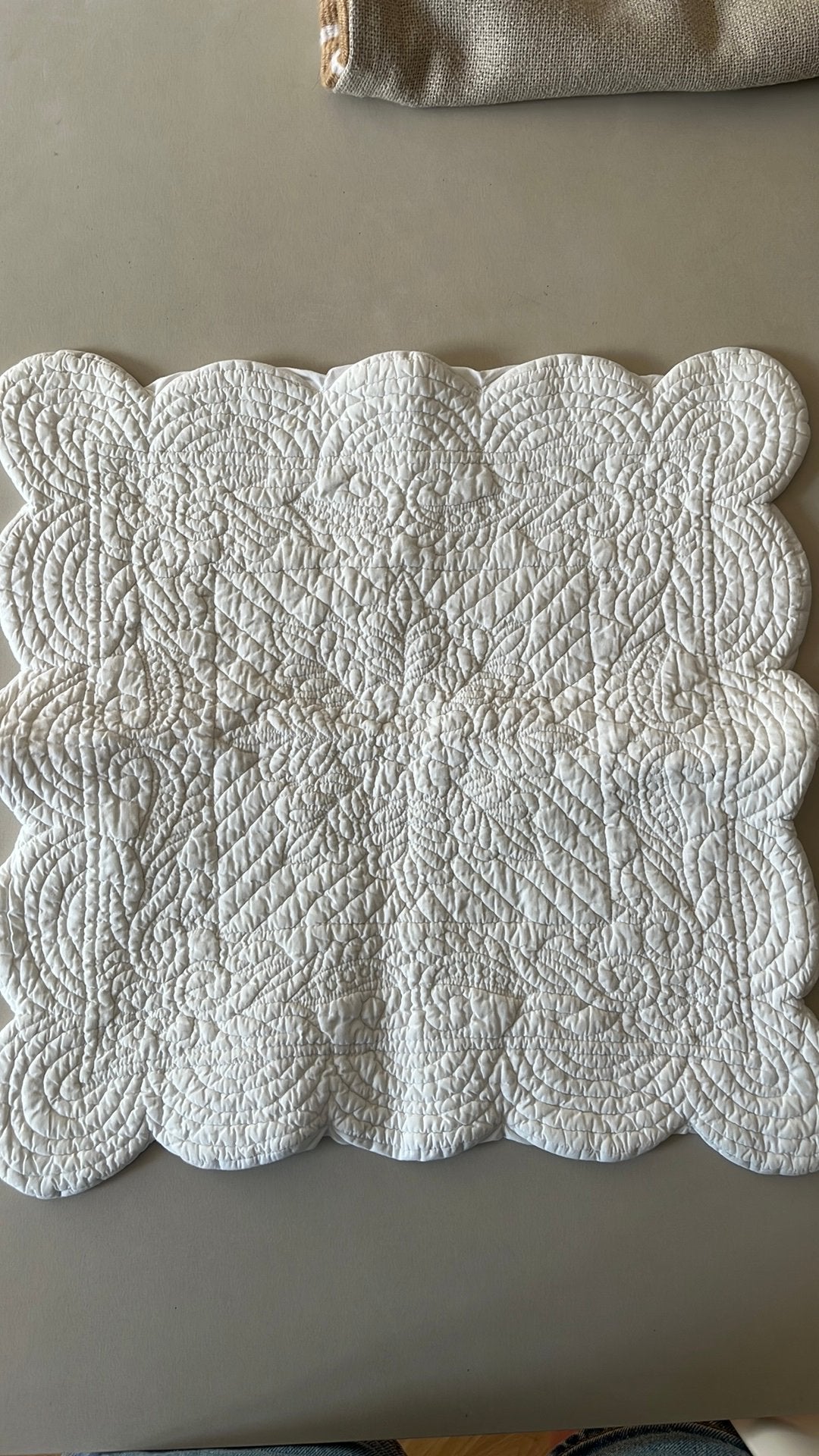 Sissy-boy quilted kussenhoesje, Ophalen of Verzenden, Zo goed als nieuw, Wit, Vierkant