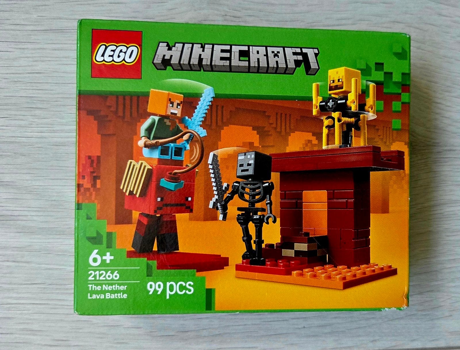 LEGO Minecraft 21266 The Nether Lava Battle - Nieuw, Minecraft, Lego, Nieuw, Ophalen of Verzenden
