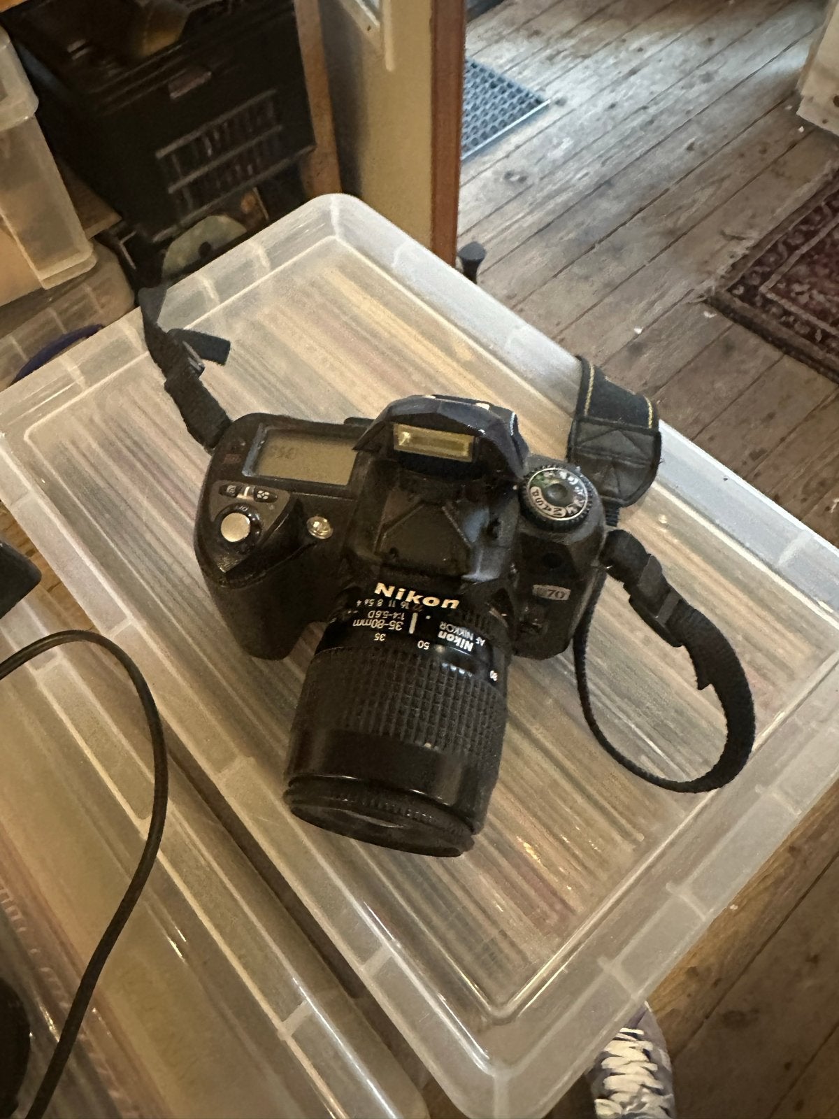 Nikon D70 spiegelreflexcamera, Ingebouwde flitser, Gebruikt, Spiegelreflex, Ophalen of Verzenden