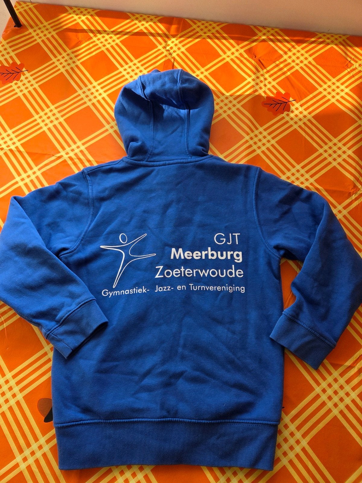 Blauw vest Meerburg Zoeterwoude (maat 122-128), Ophalen, Gebruikt, B&C Collection, Jongen of Meisje