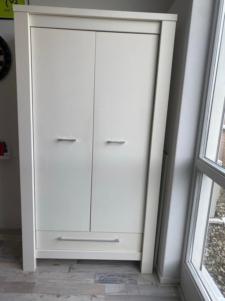 Kledingkast met lade, hanggedeelte en plank - Rozenburg, Huis en Inrichting, Kasten | Kledingkasten, Ophalen, Gebruikt, 100 tot 150 cm