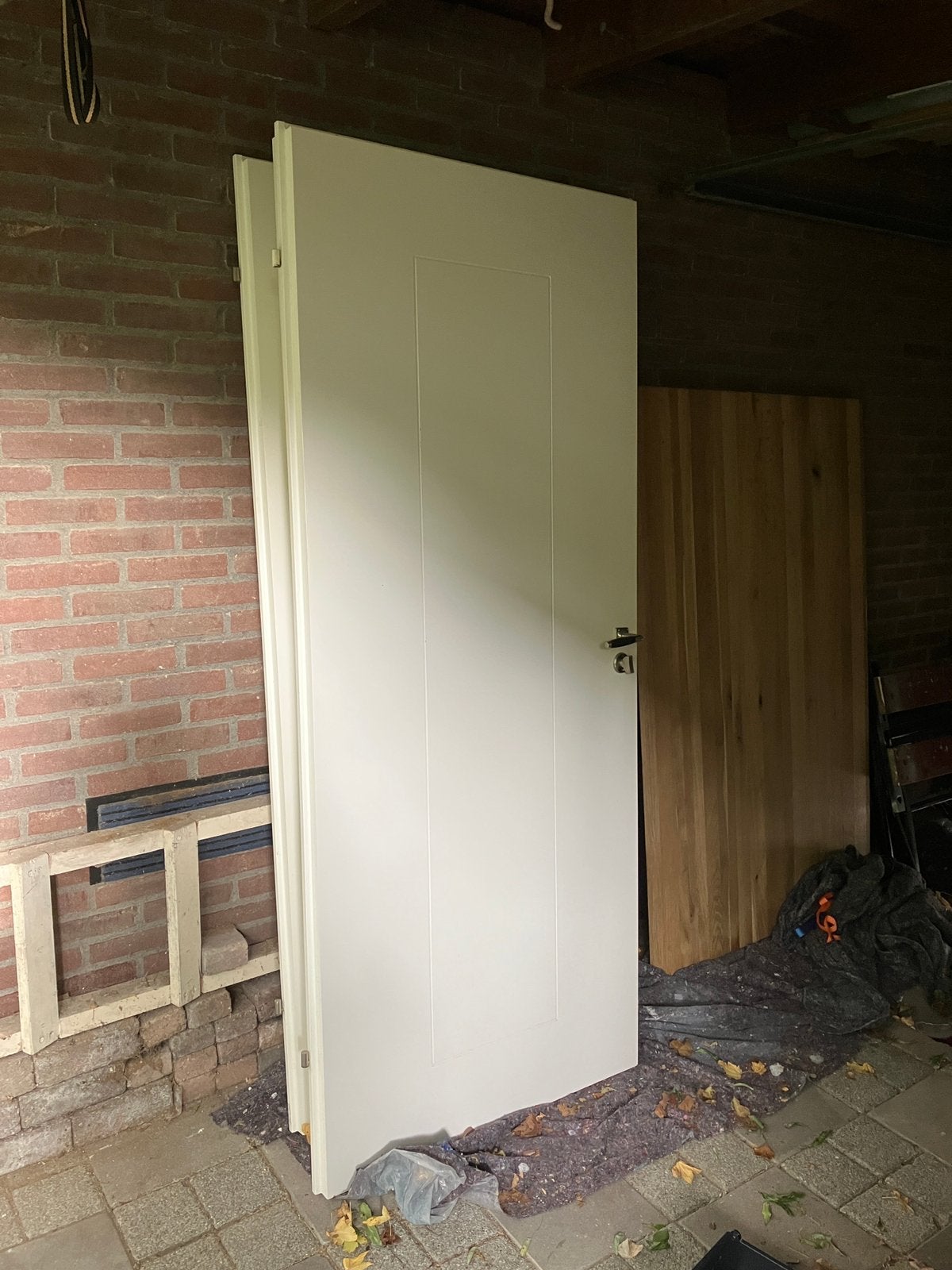 3 binnendeuren wit, Ophalen, 80 tot 100 cm, Binnendeur, Zo goed als nieuw