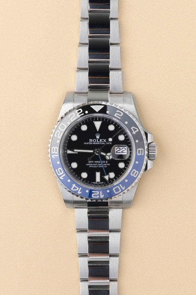 Rolex GMT-Master II 116710BLNR Batman, Sieraden, Tassen en Uiterlijk, Horloges | Heren, Ophalen, Staal, Polshorloge, Zo goed als nieuw