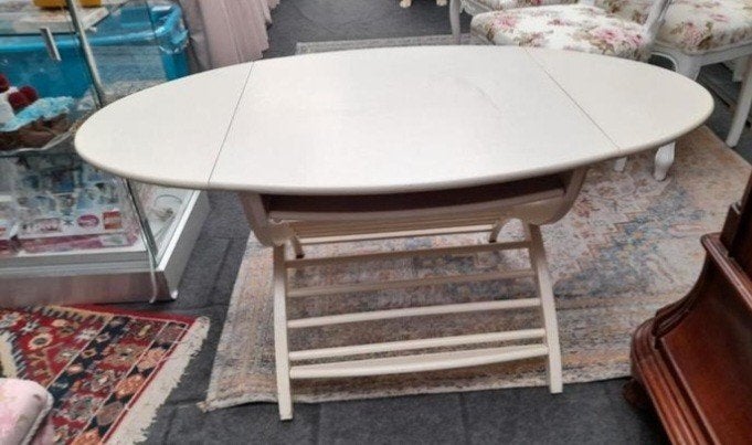 Witte salon hangoor tafeltje, Antiek en Kunst, Ophalen