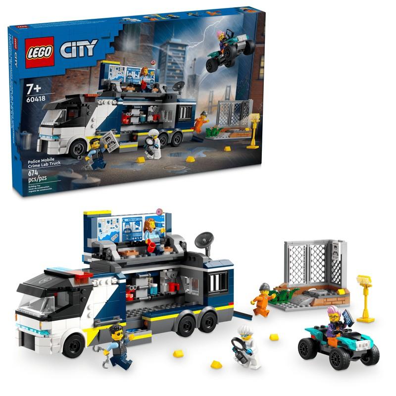 LEGO City Mobiel Politie Misdaadlab Truck 60418, Ophalen, Nieuw