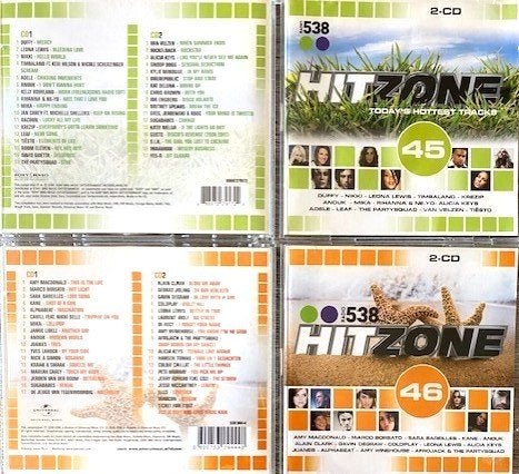 Hitzone:44-45-46-49-50-52-53-54-56 t/m 61-63-64-65-66=2cd, Cd's en Dvd's, Ophalen of Verzenden, Zo goed als nieuw, Pop