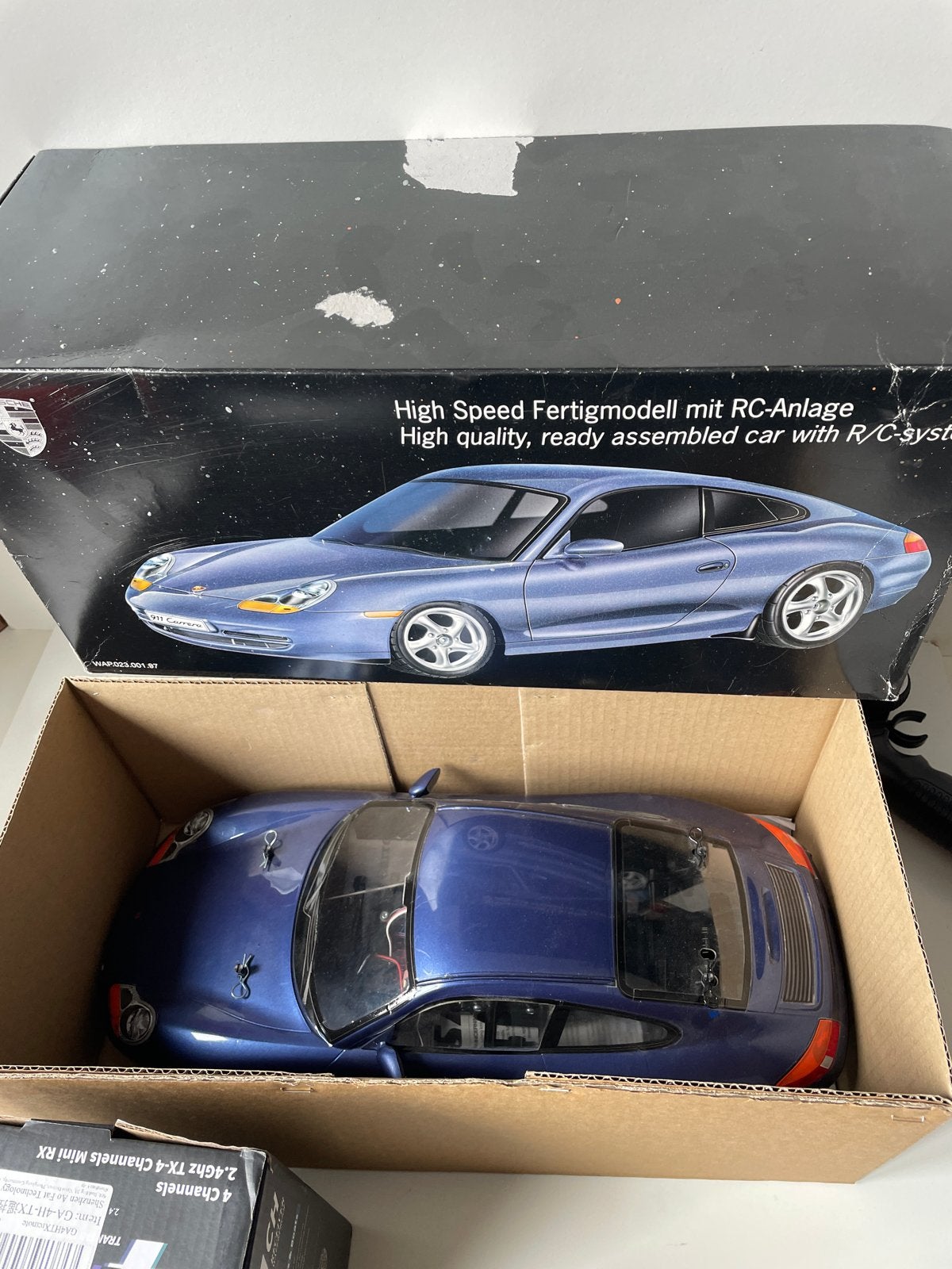 Tamiya Porsche 911 Carrera RC Auto - RTR, Elektro, Ophalen of Verzenden, Zo goed als nieuw, Schaal 1:10