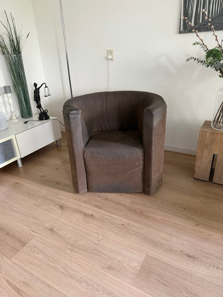 Gelderland fauteuil ontwerp Jan des Bouvrie, Ophalen, Gebruikt, 75 tot 100 cm, 50 tot 75 cm