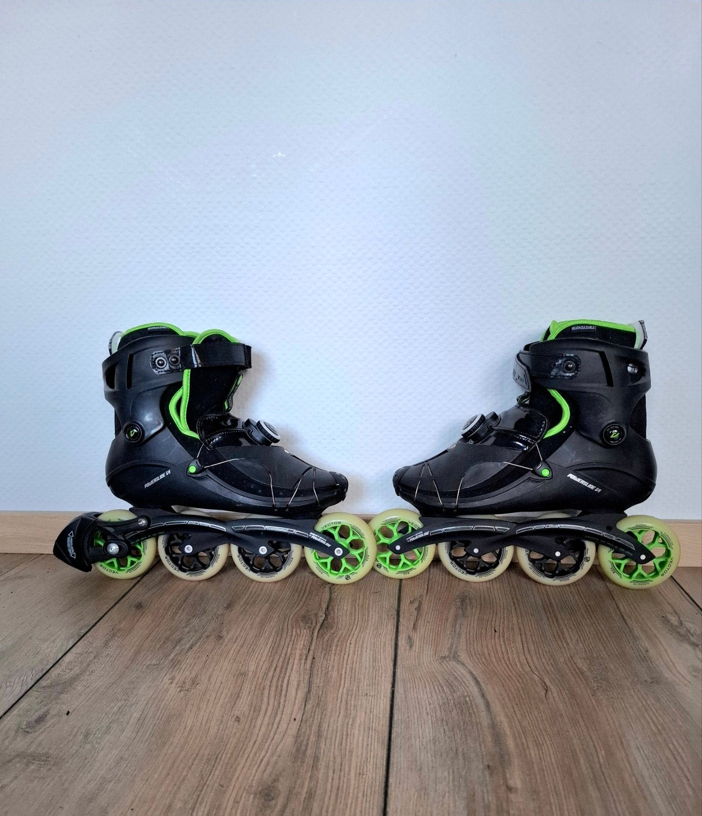 Powerslide Vi90 skeelers maat 43, Ophalen of Verzenden, Zo goed als nieuw, Inline skates 4 wielen, Powerslide