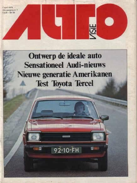 Autovisie 7 1979 : Audi 100 - 200 - Coupe - Toyota Tercel DL, Ophalen of Verzenden, Gelezen, Algemeen