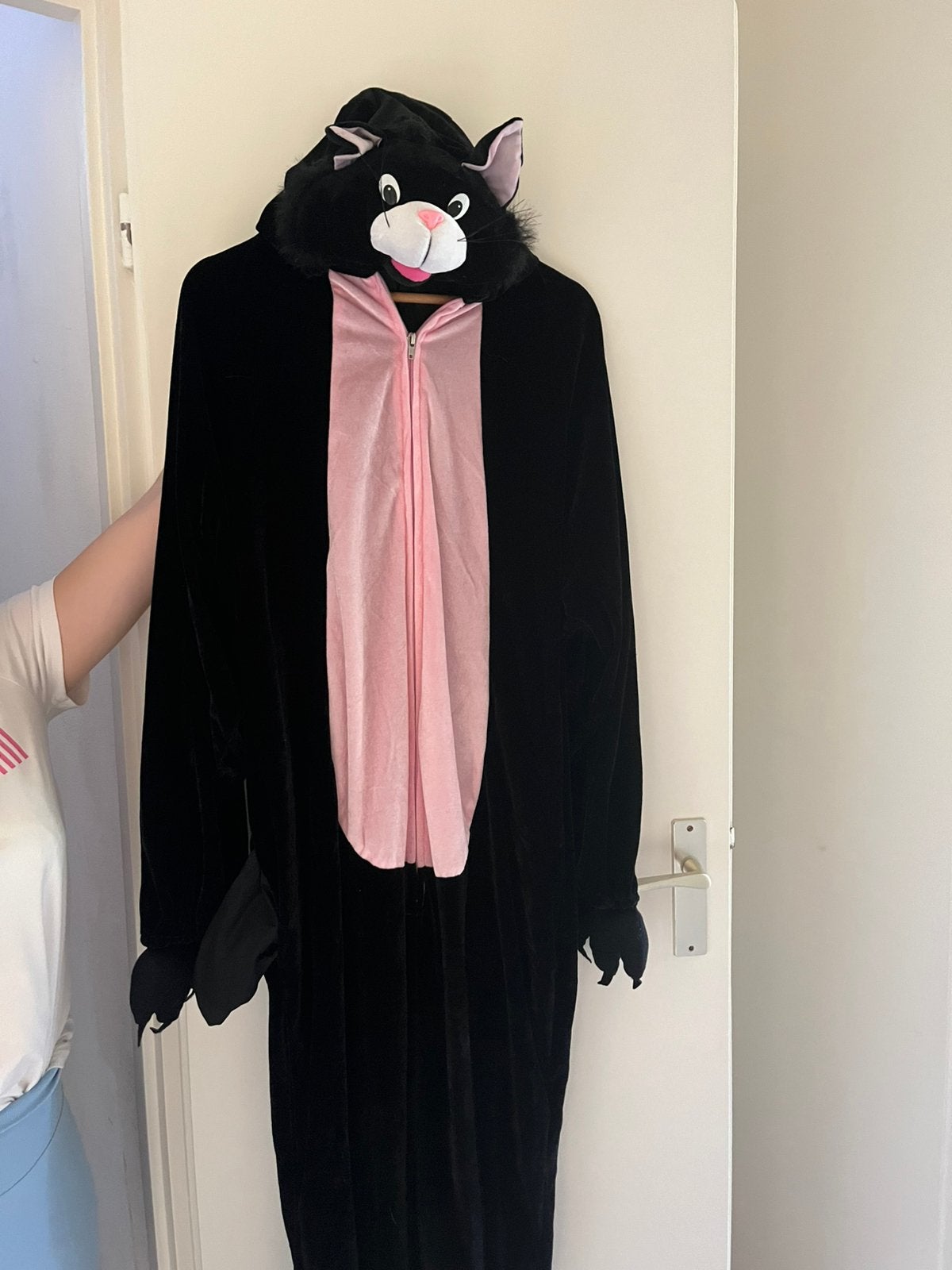 Onesie kat, Kleding | Dames, Ophalen of Verzenden, Zo goed als nieuw, Maat 38/40 (M), Carnaval