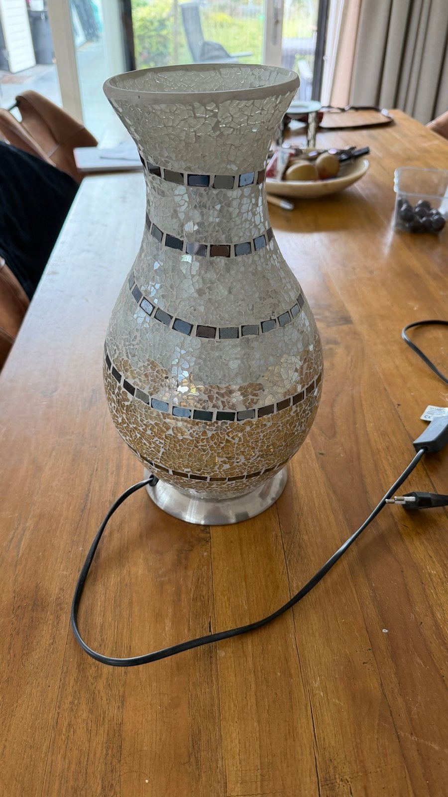 Sfeervolle Mozaïek Lamp - Gezellig Licht voor Elk Interieur, Ophalen, Bohemian, Gebruikt, Meerkleurig