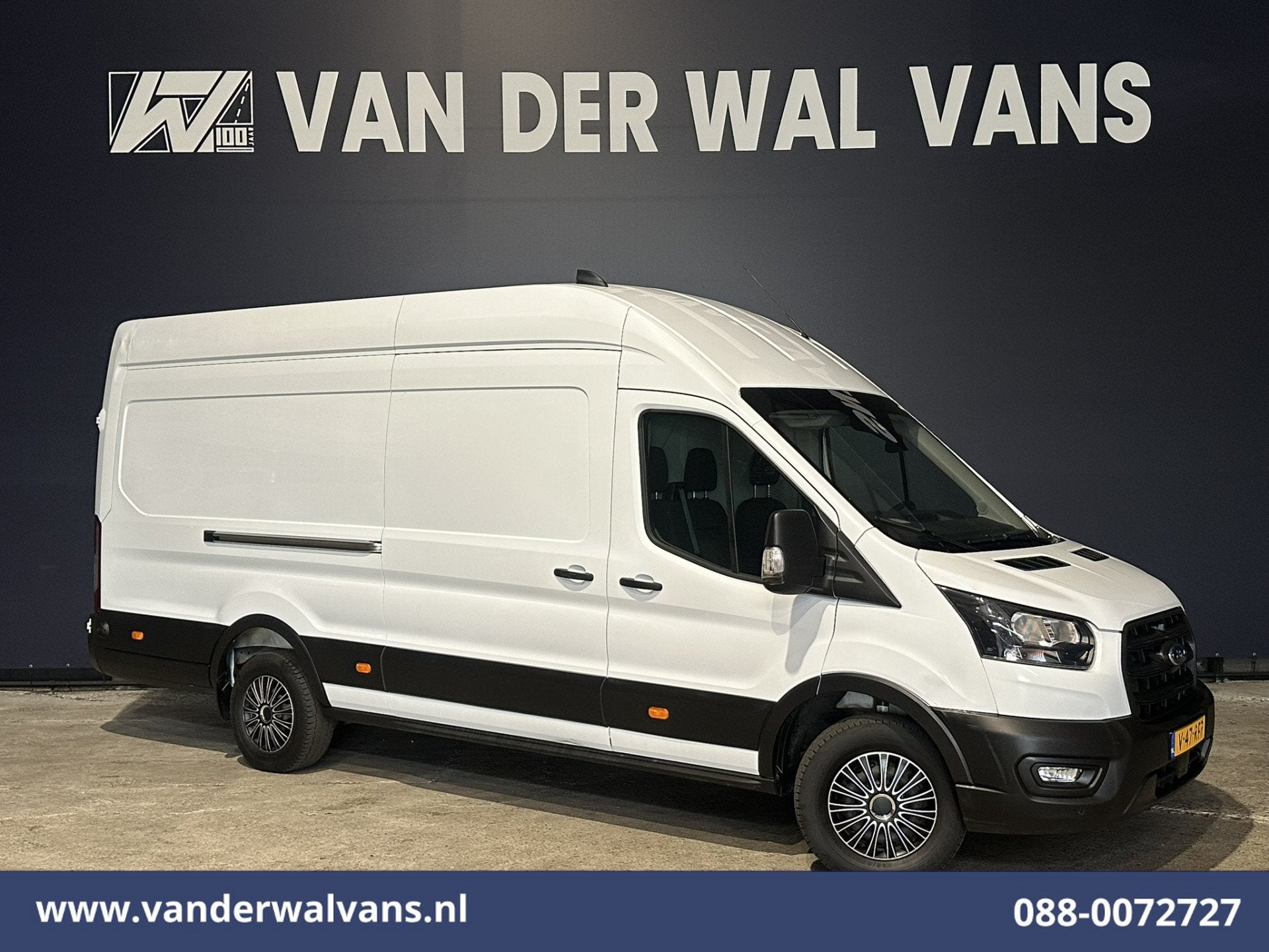 Ford Transit 2.0 TDCI 130pk L4H3 Euro6 Airco | Camera | Crui, Auto's, Dealer onderhouden, Stof, 4 cilinders, Lichtsensor