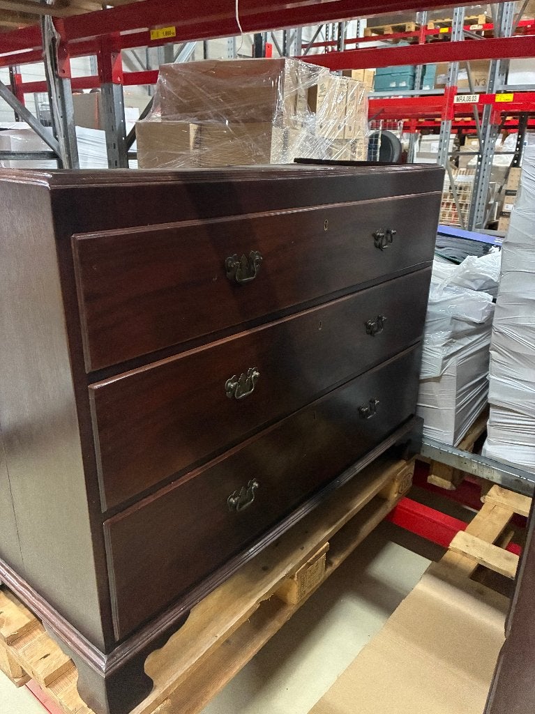 Antieke mahonie commode in Engelse stijl met laden, Ophalen