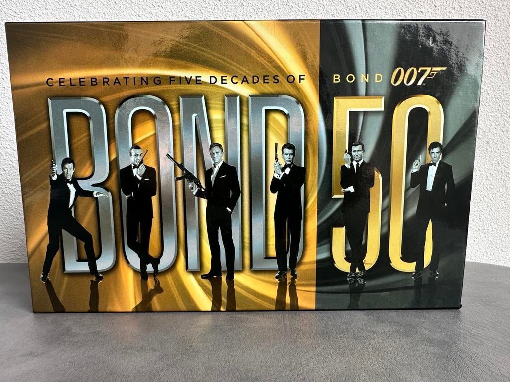 James Bond 50th Anniversary DVD Boxset - 5 Decennia 007, Vanaf 12 jaar, Ophalen of Verzenden, Zo goed als nieuw, Actiethriller
