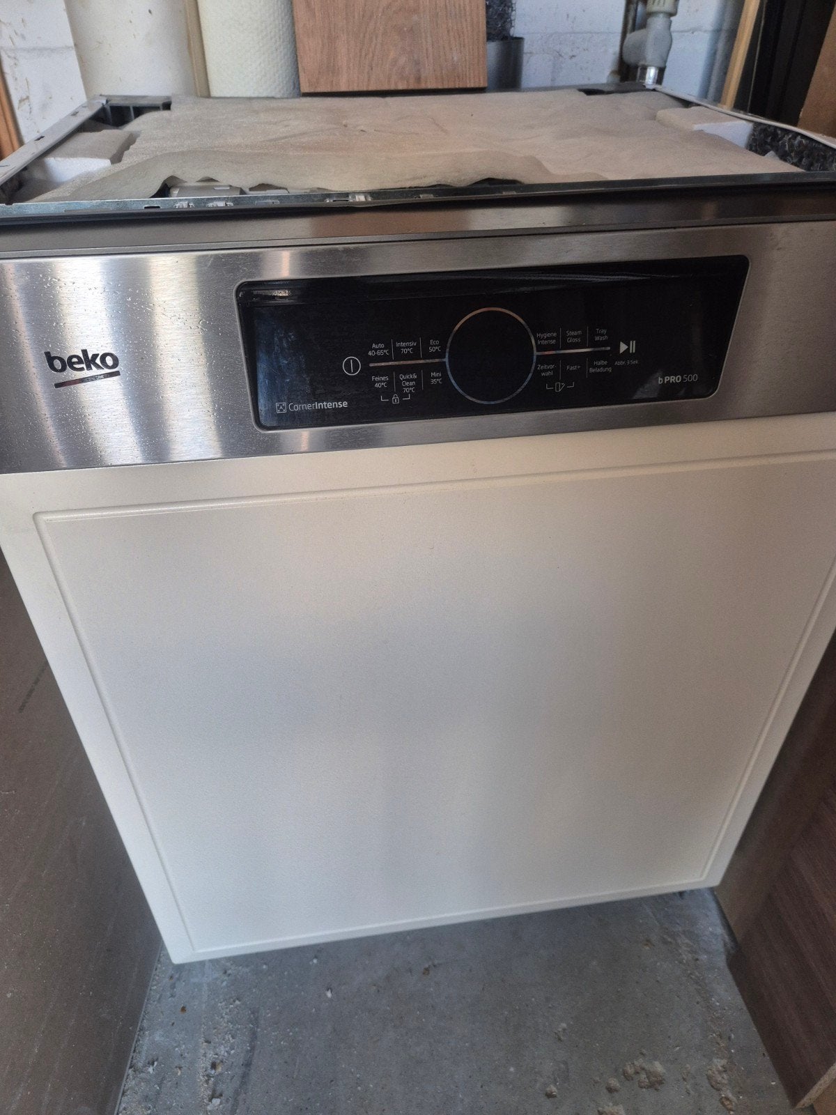 Beko BDSN3844MOX Half Geïntegreerde Vaatwasser, Ophalen, Gebruikt, Minder dan 85 cm, 60 cm of meer