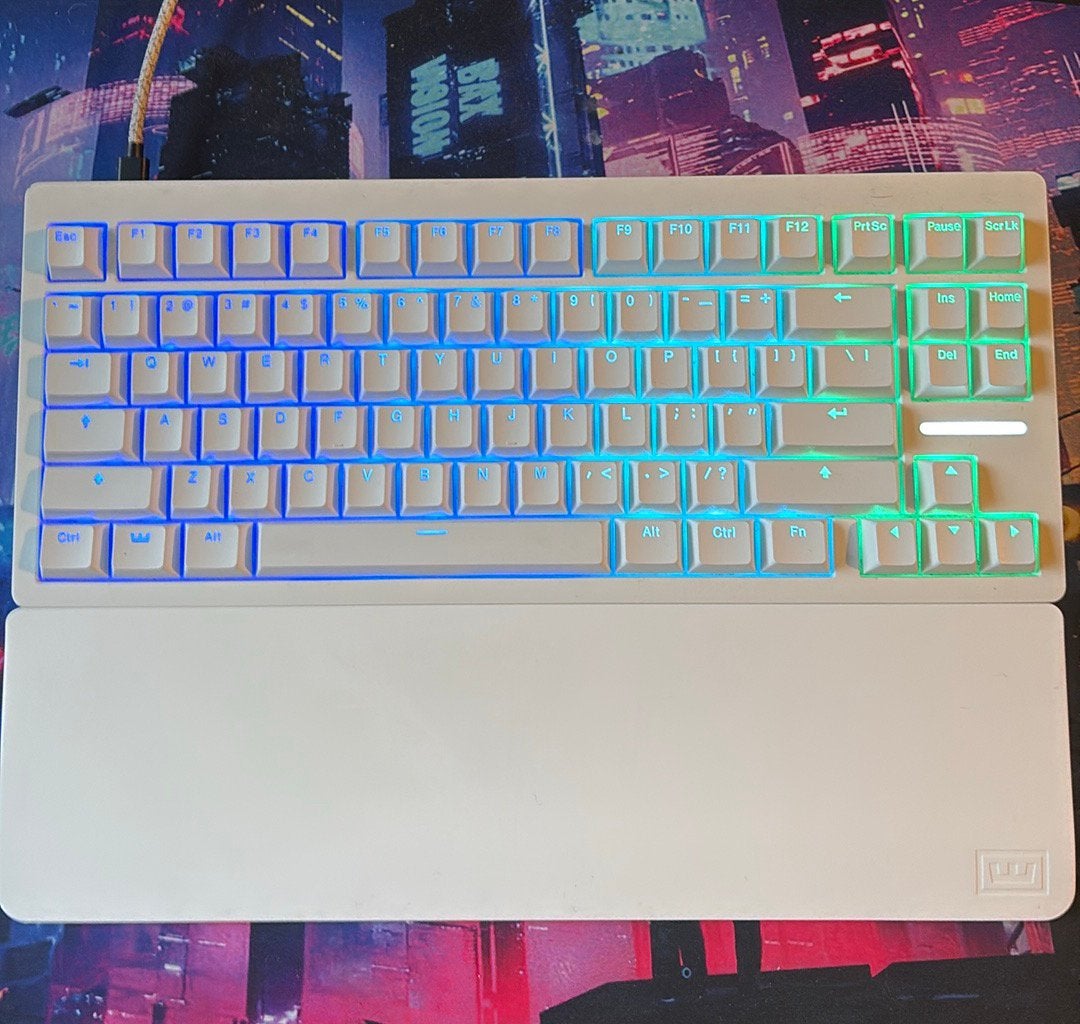 WOOTING 80 he zinc alloy case en gaterond jade switches., Hot-swappable, Ophalen of Verzenden, Zo goed als nieuw, Qwerty