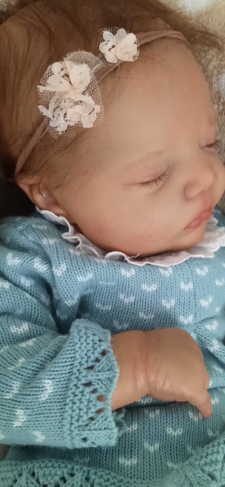 Reborn ❤️Johanna❤️ van Samantha Franssen❤️, Verzamelen, Poppen, Ophalen of Verzenden, Zo goed als nieuw, Pop