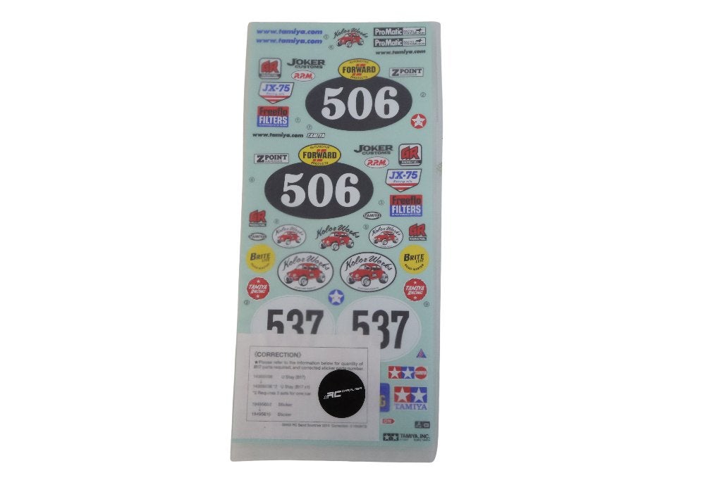 Tamiya Sand Scorcher 58452 stickers